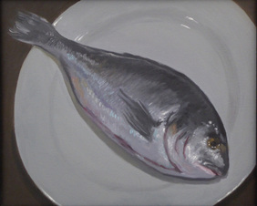 Fish, Sea Bream, sea, bream. plate